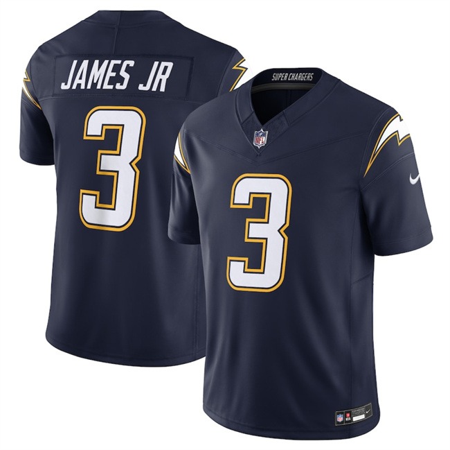 Women's Los Angeles Chargers #3 Derwin James Jr. Navy 2025 F.U.S.E. Alternate Vapor Limited Stitched Football Jersey(Run Small)